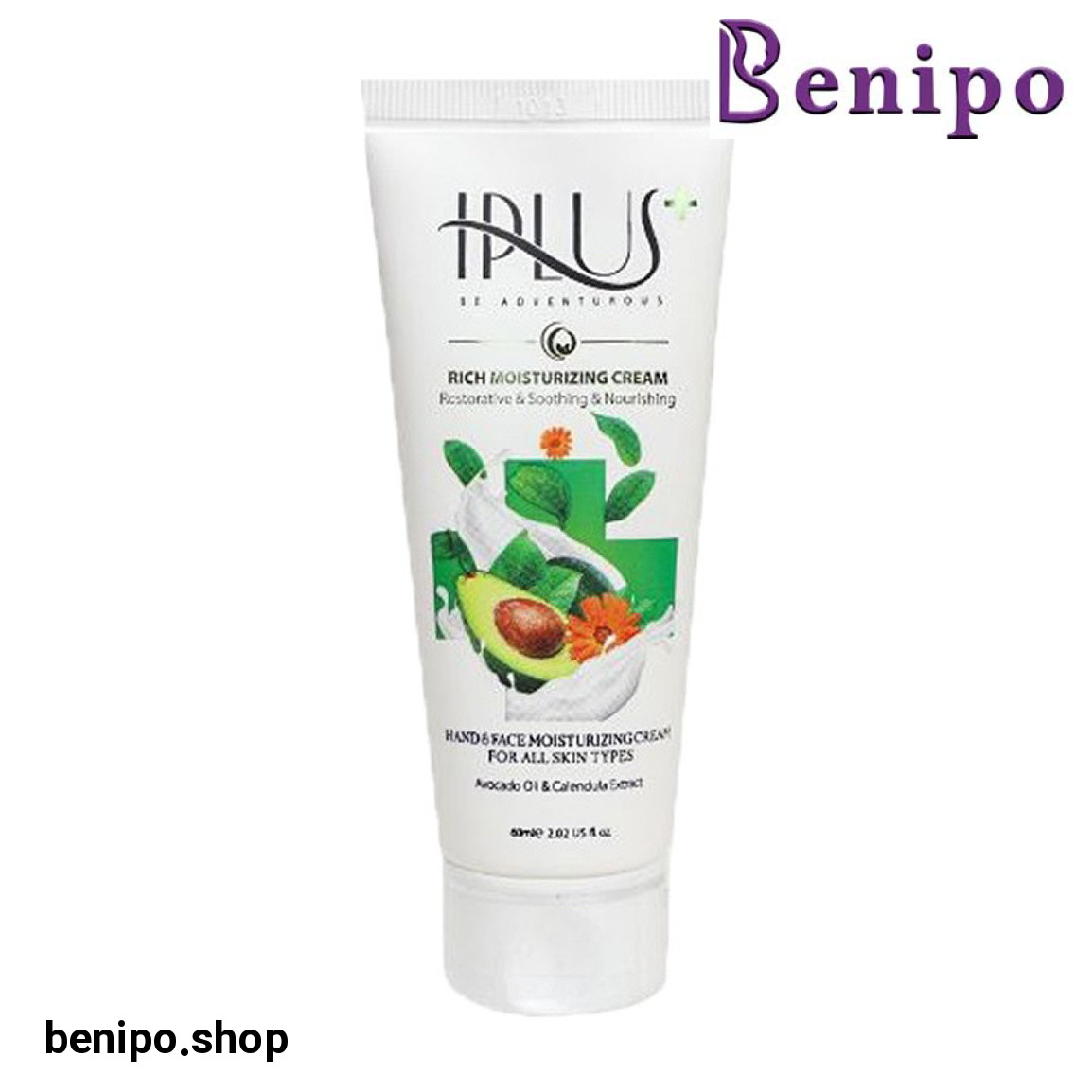 کرم مرطوب کننده حاوی روغن آووکادو و عصاره کالاندولا حجم 60 میلی لیتر