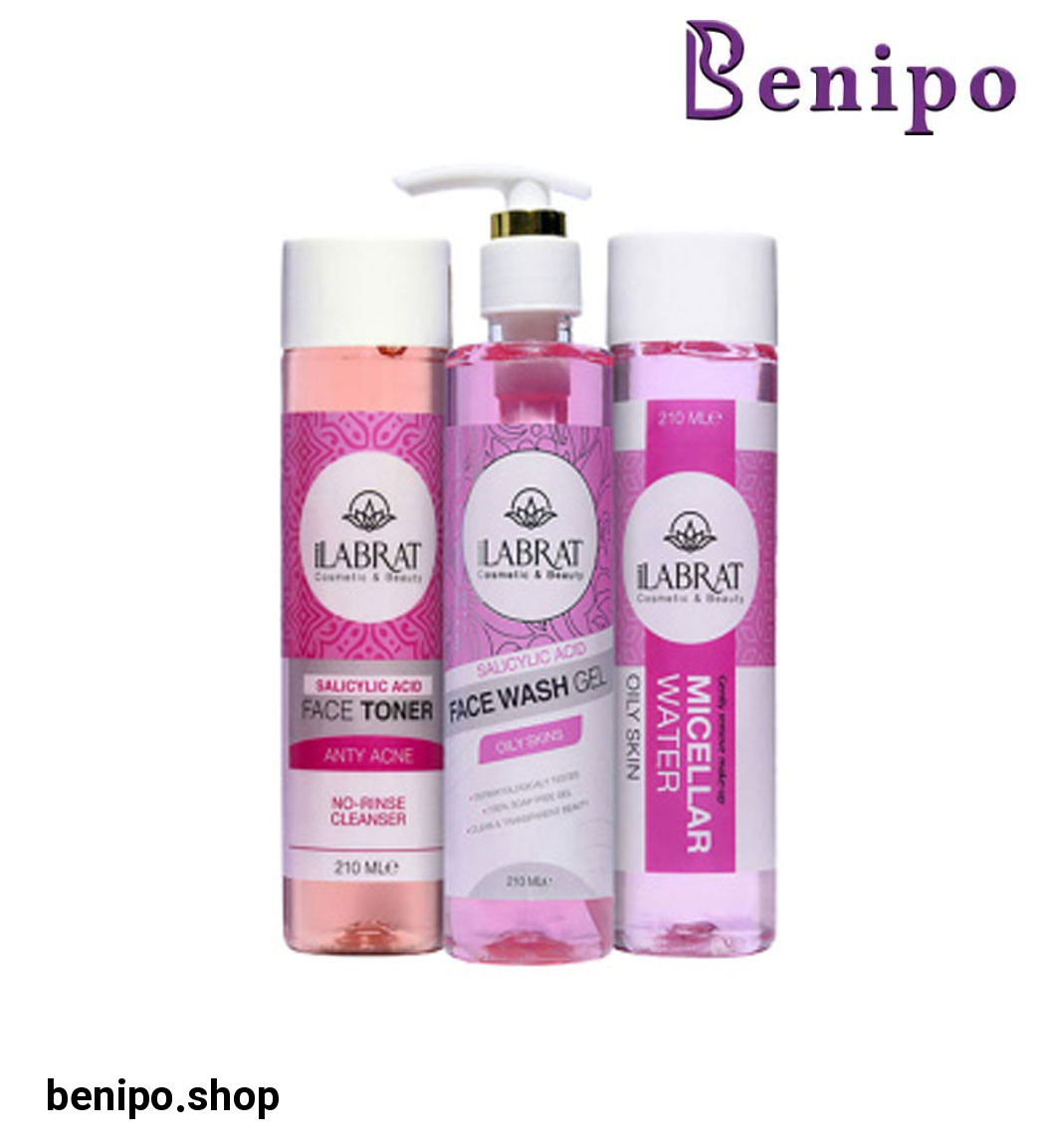 پک روتین شستشو صورت مناسب پوست چرب