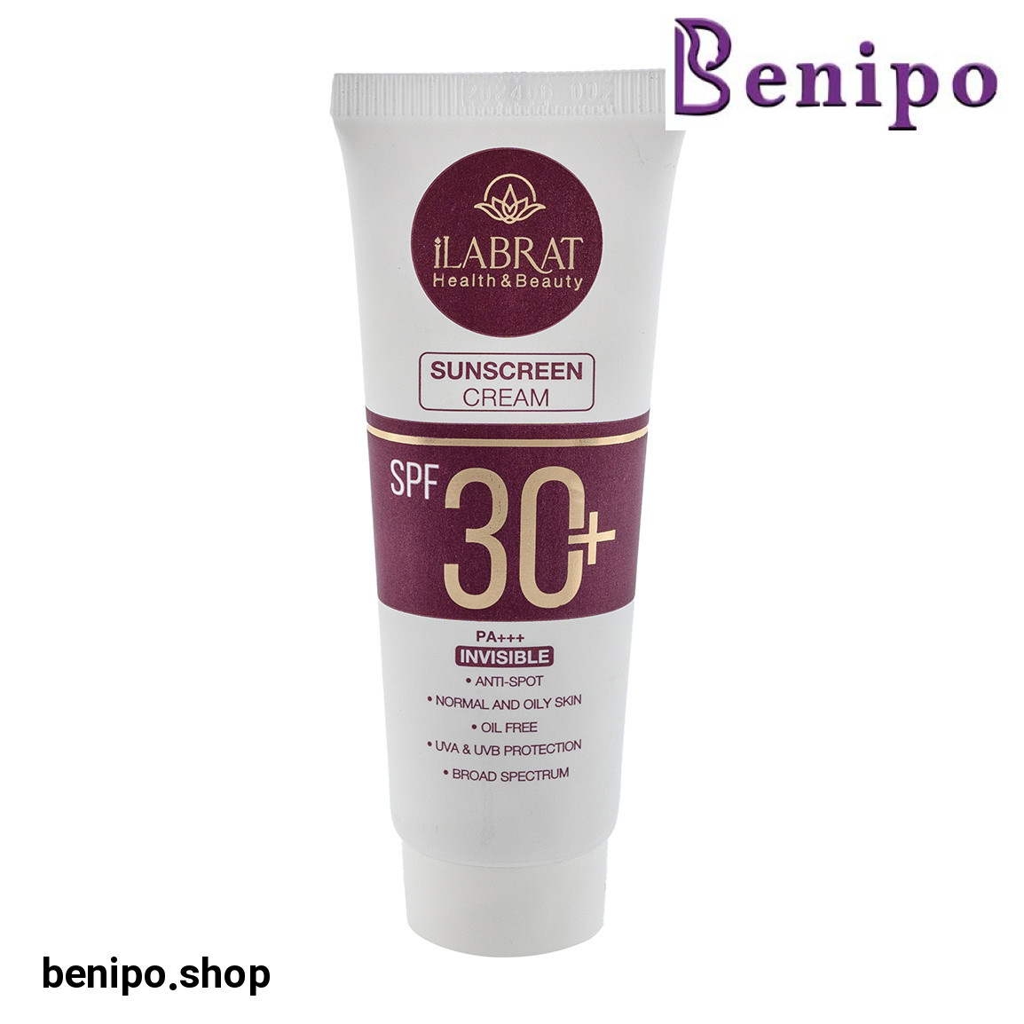 کرم ضد آفتاب و ضد لک بی رنگ دارای spf 30 حجم 40 میل