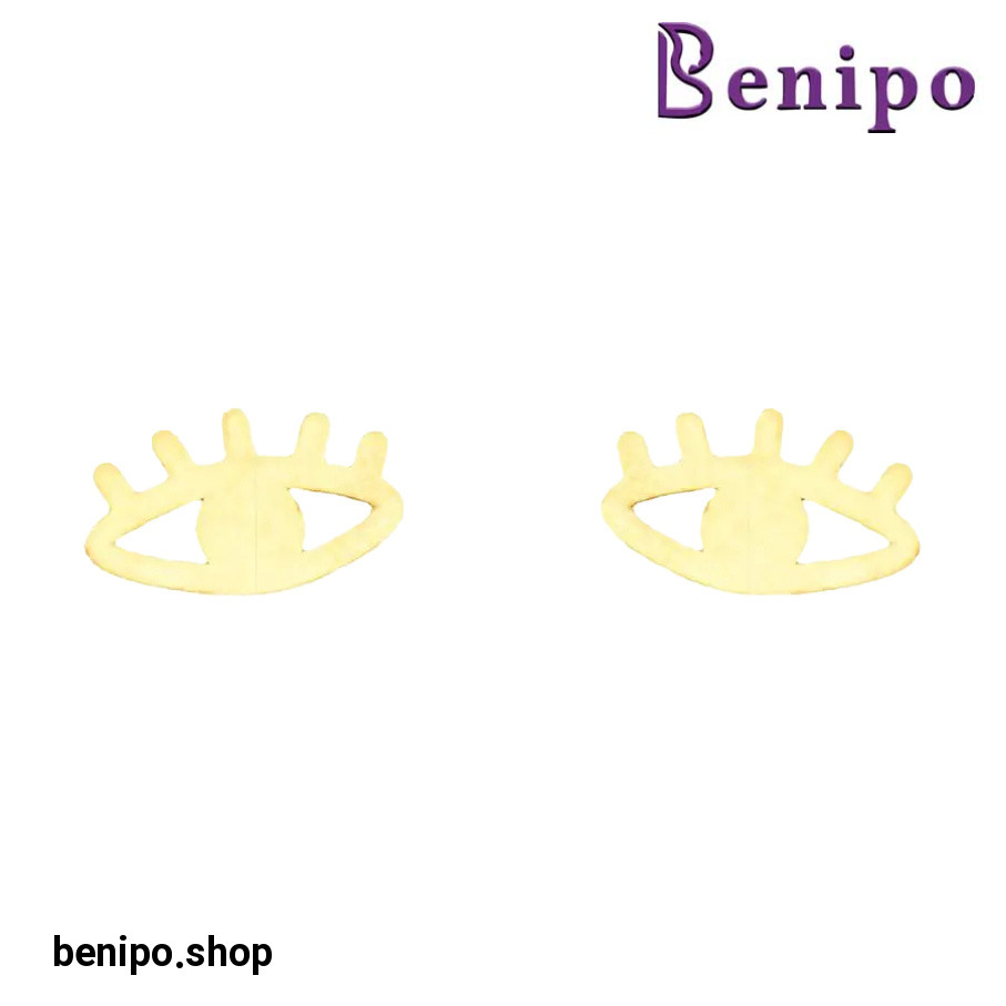 گوشواره طلا 18 عیار مدل چشم