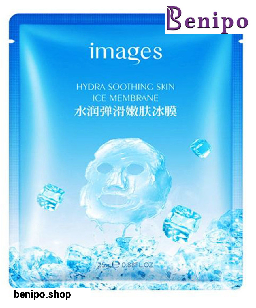 ماسک ورقه ای یخ حاوی هیالورونیک و گلیسیرین