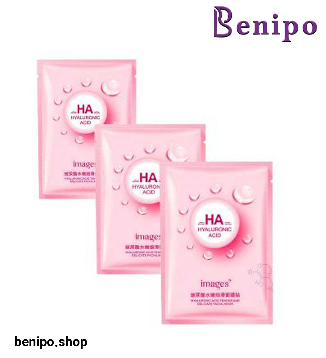 پک سه عددی ماسک صورت مدل Hyaluronic Acid
