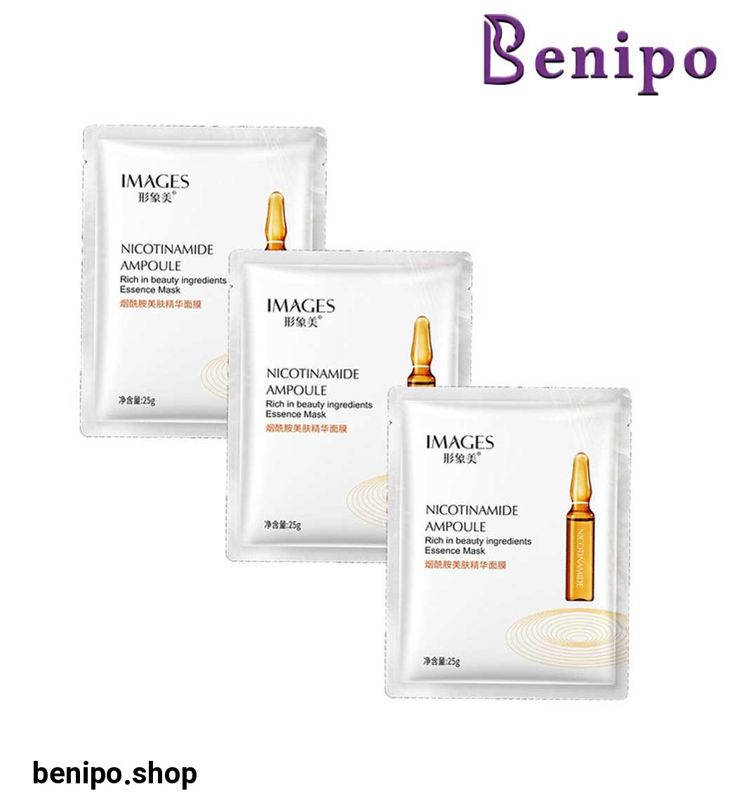 پک 3 عددی ماسک صورت مدل Nicotinamide Ampoule