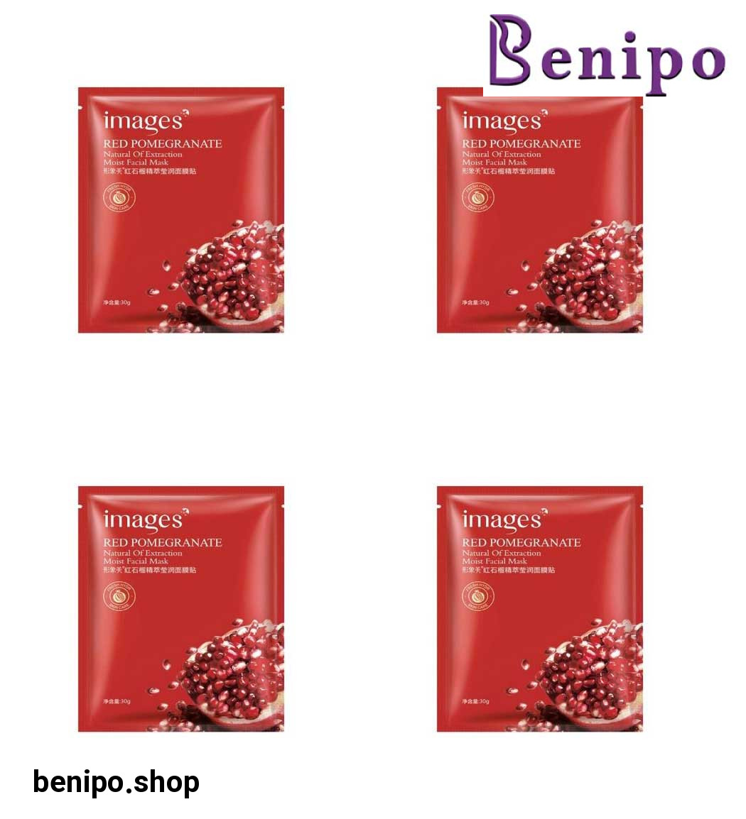 پک 4 عددی ماسک صورت مدل انار