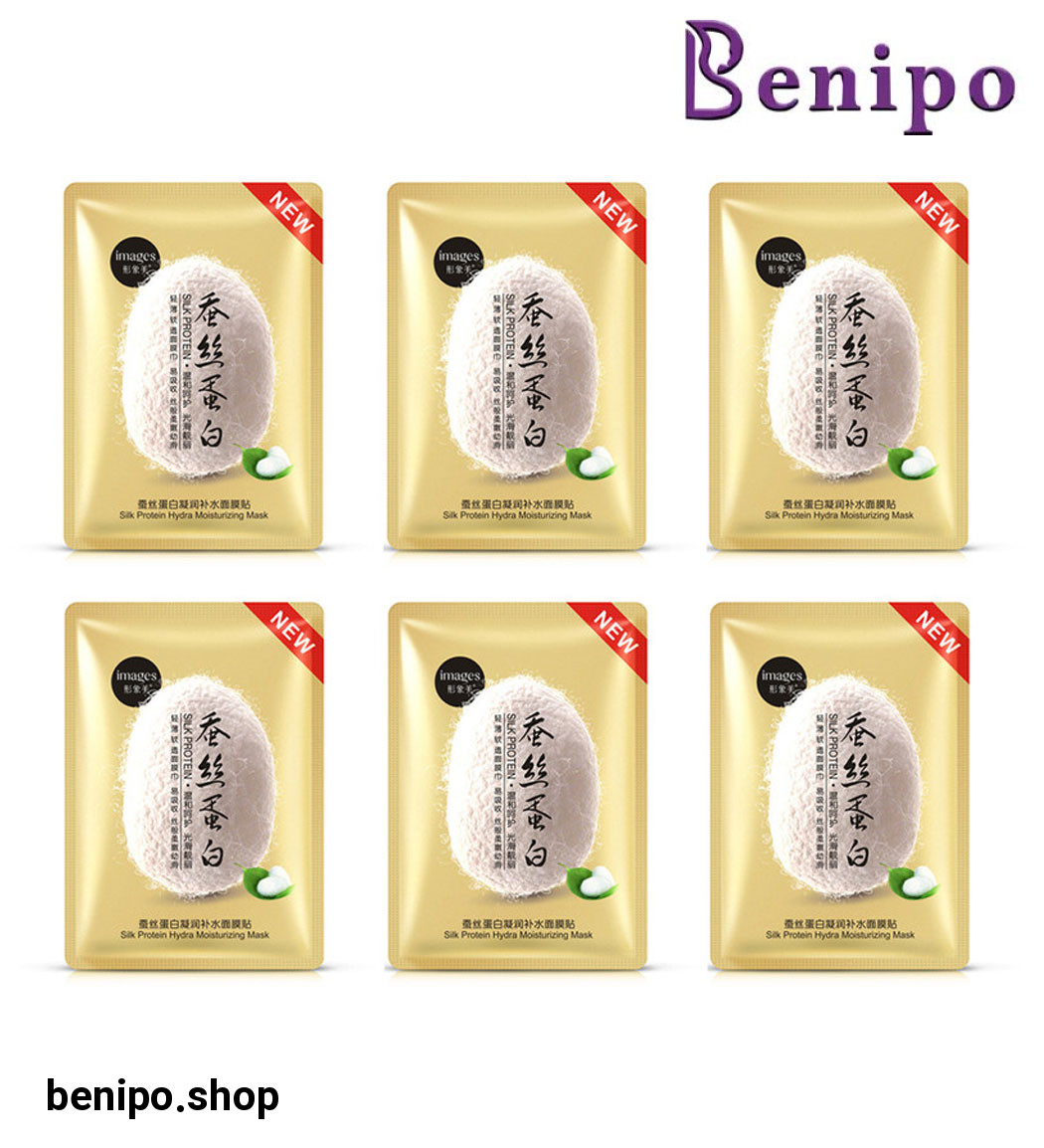 ماسک صورت مدل ابریشم مجموعه 6 عددی