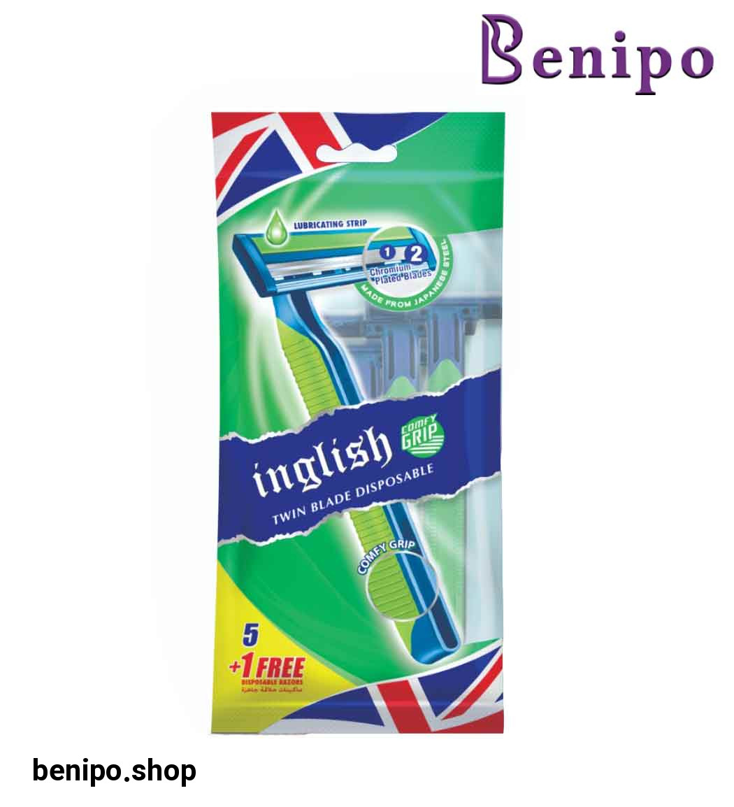 تیغ اصلاح مردانه دو لبه 6 تایی مدل کامفی گریپ