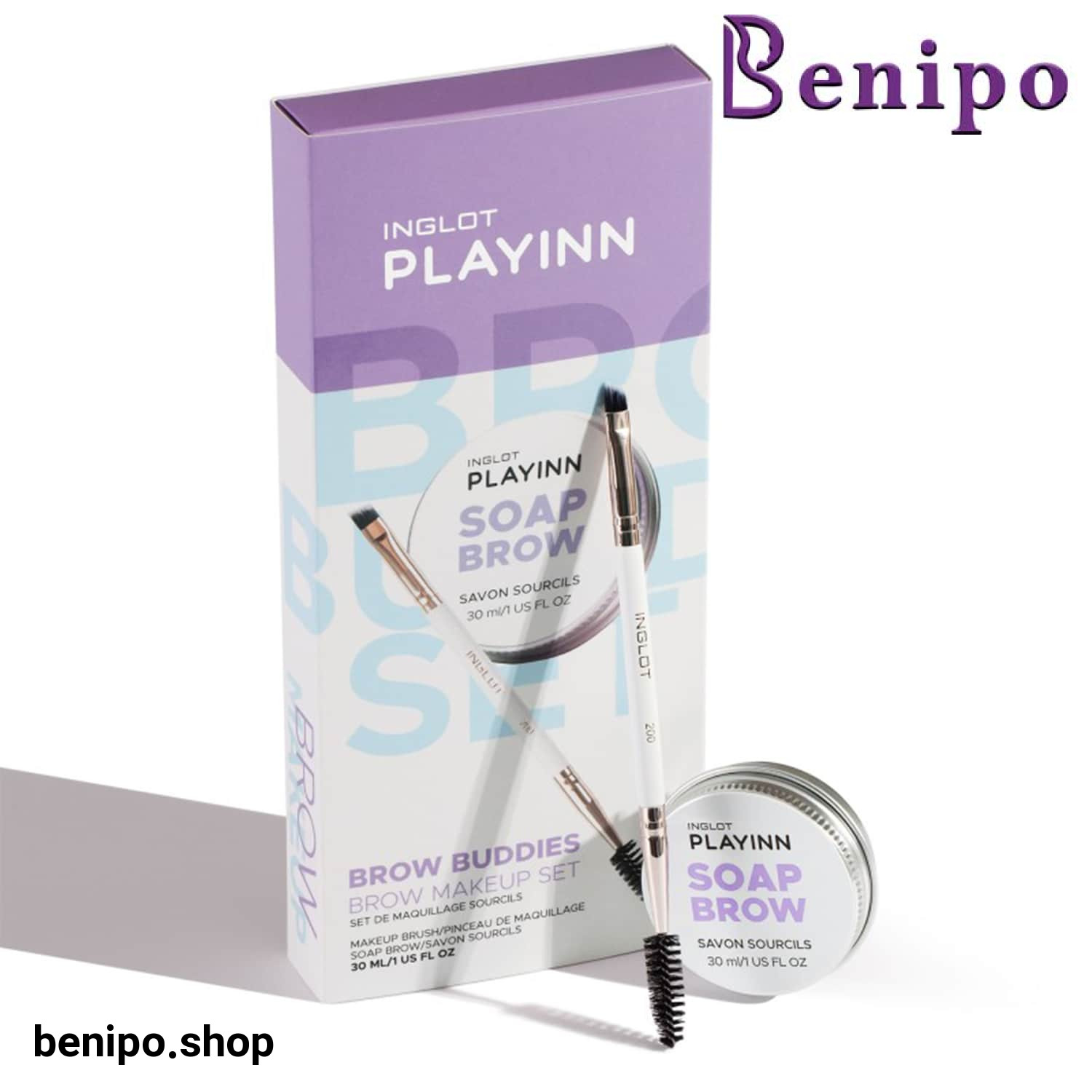 صابون ابرو اینگلوت همراه با براش