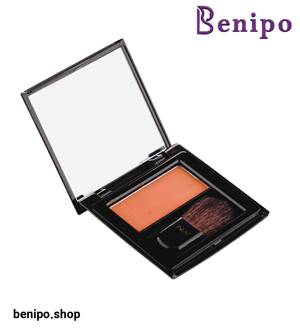 رژگونه تک رنگ دارای آینه و برس مخصوص