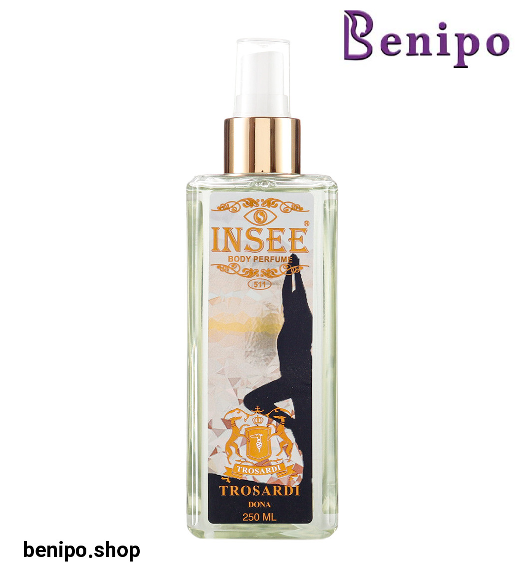 بادی پرفیوم زنانه مدل تروساردی دنا کد 511 حجم 250میل