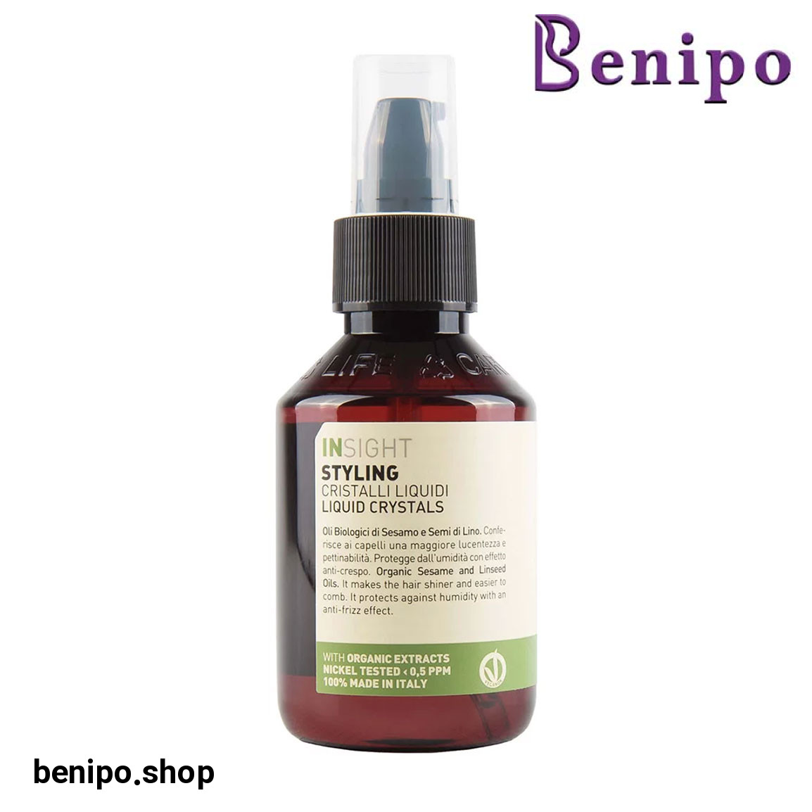 کریستال مو حاوی روغن کنجد حجم 100 میلی لیتر