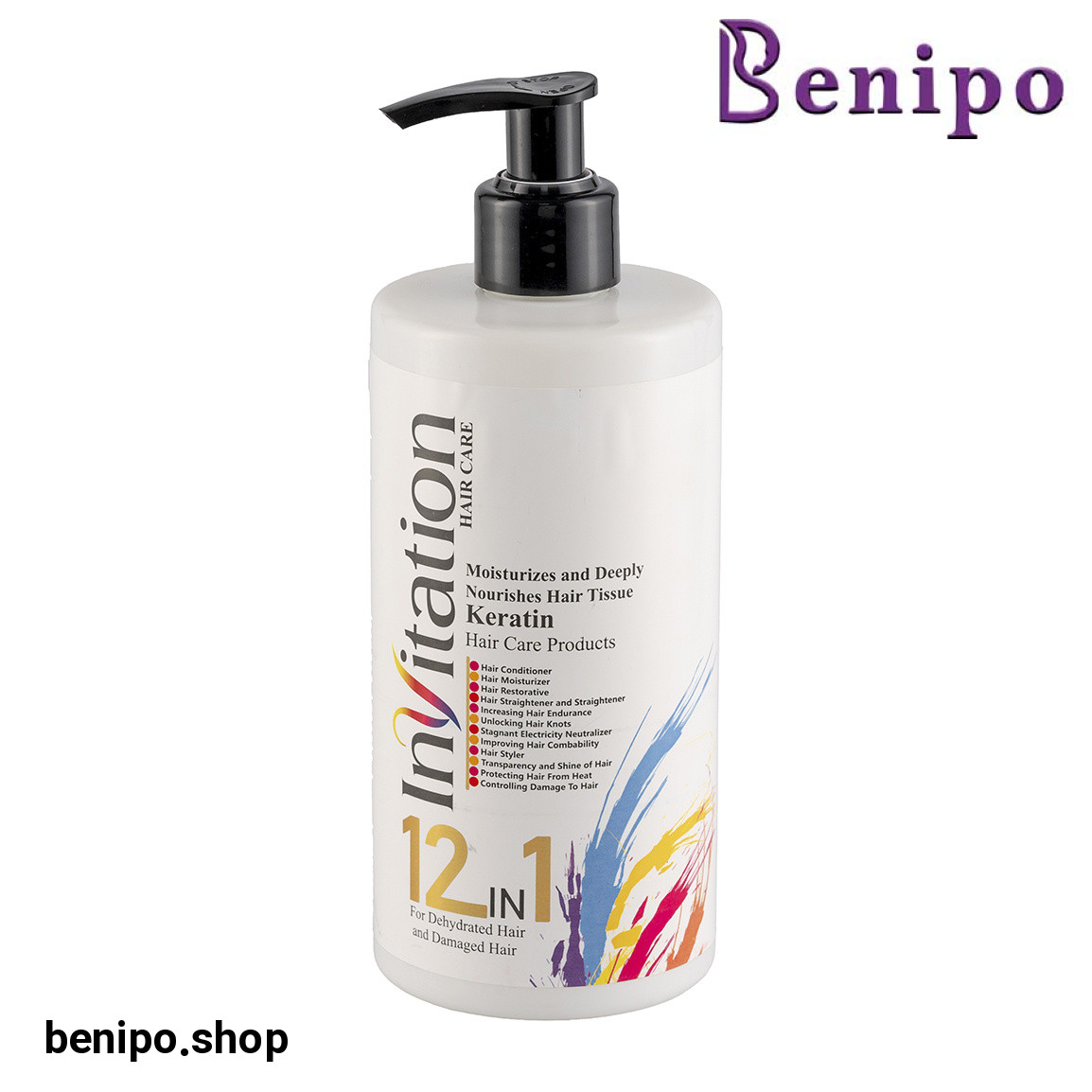 لوسیون مو مدل 12in1 مناسب انواع مو حجم 400 میلی لیتر