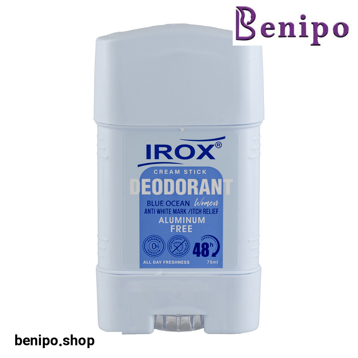 استیک کرمی خوشبو کننده بدن مدل Blue Ocean حجم 75 میلی لیتر