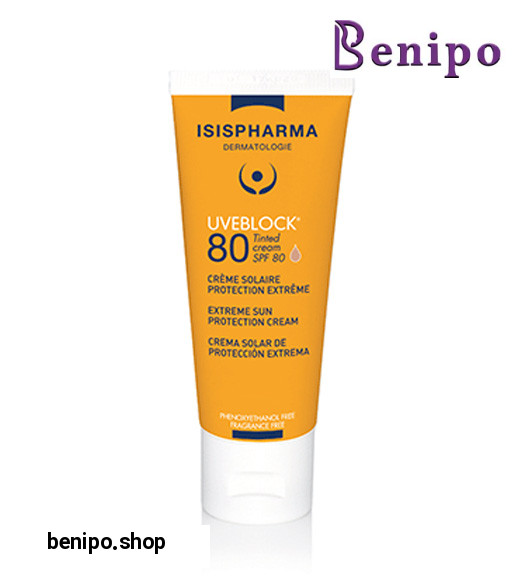 ضد آفتاب یووی بلاک SPF80 رنگی