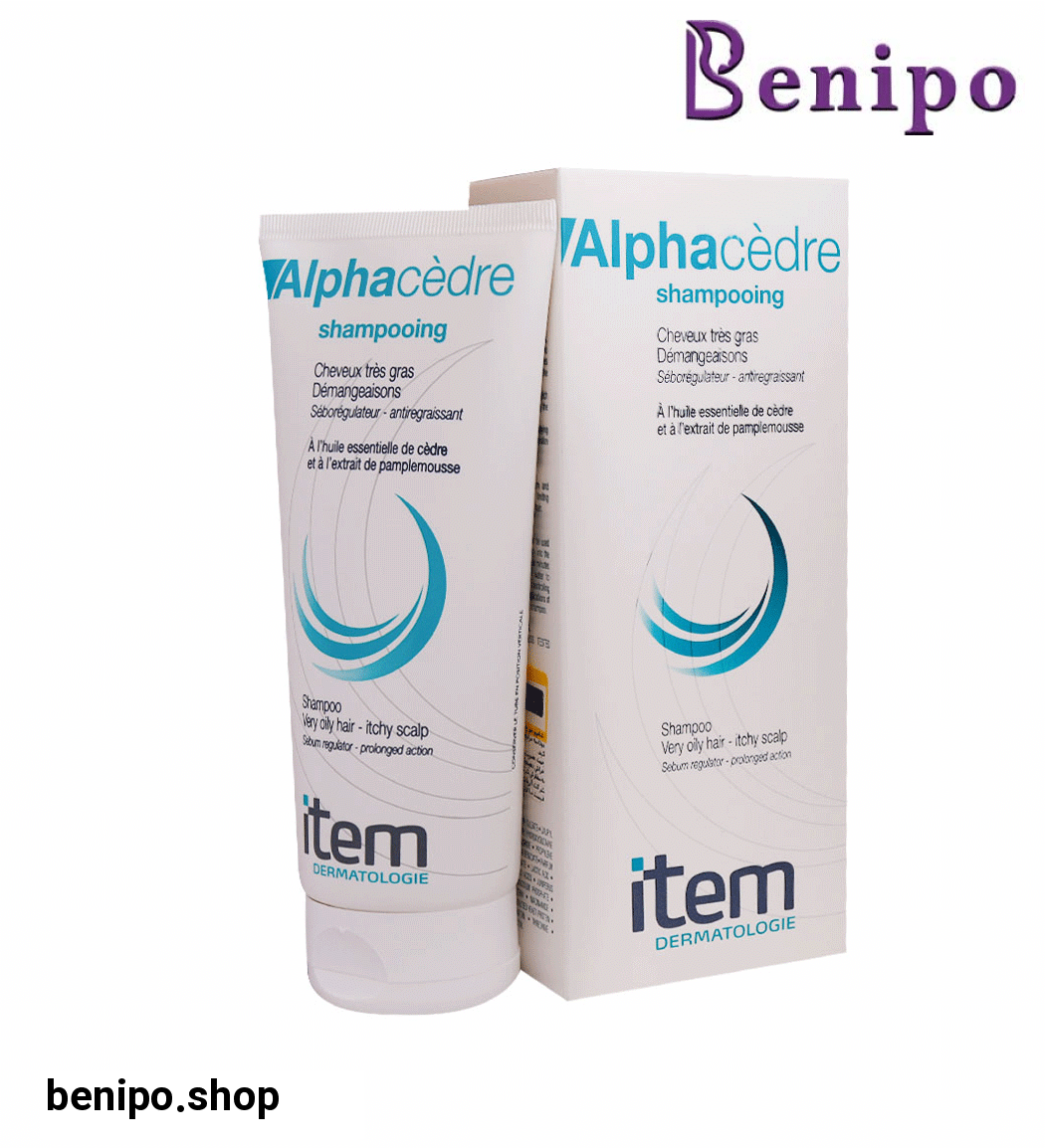 شامپو ضد خارش موهای چرب سدر آلفا