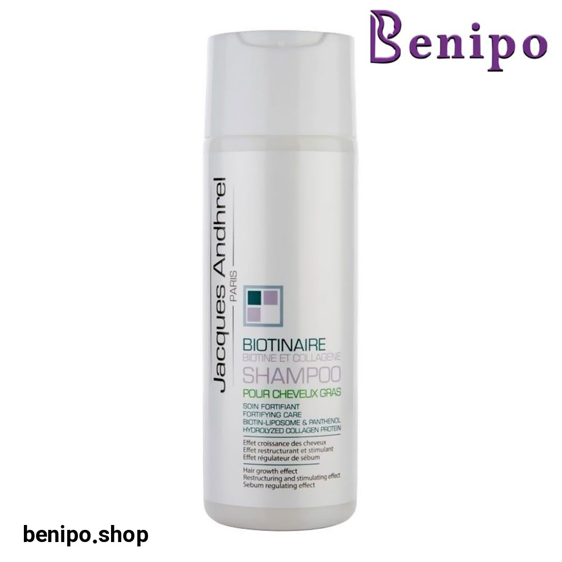 شامپو تقویت کننده مو حاوی بیوتین و کلاژن مناسب موهای چرب 200 میلی لیتر