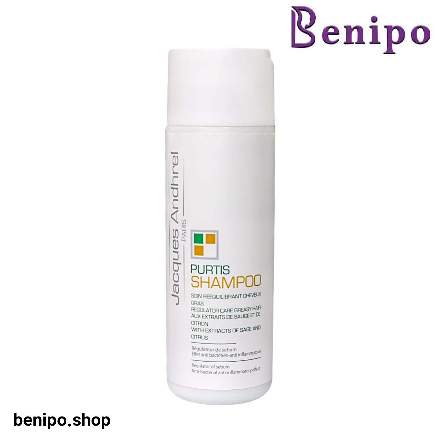 شامپو متعادل کننده موهای چرب PURTIS ژاک آندرل