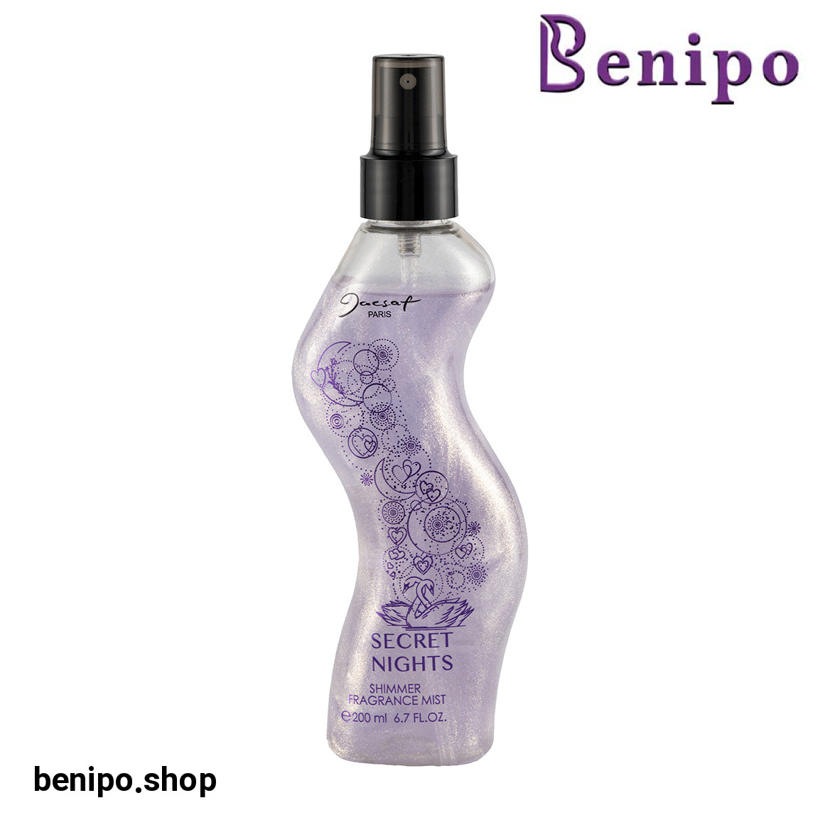 بادی اسپلش زنانه مدل Secret Night حجم 200 میلی لیتر