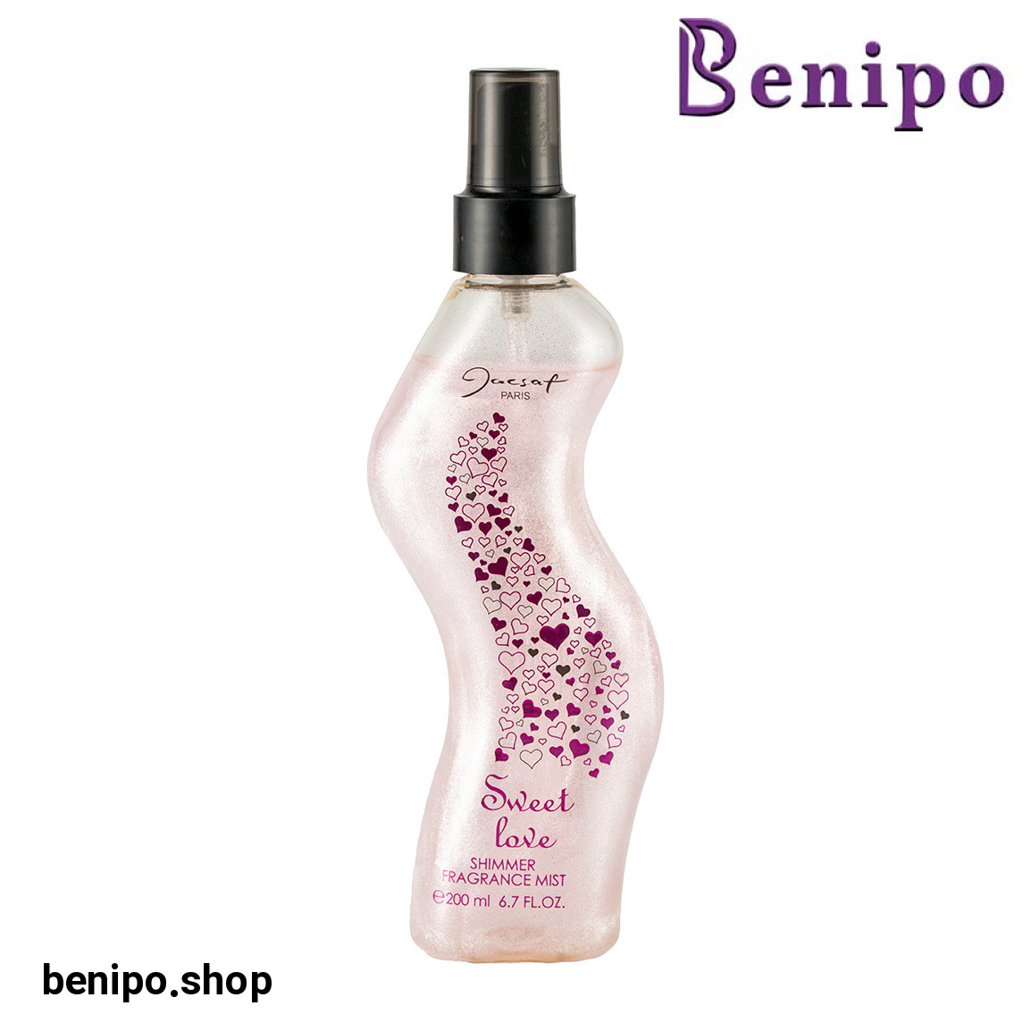 بادی اسپلش شاین دار مدل Sweet Love حجم 200 میلی لیتر