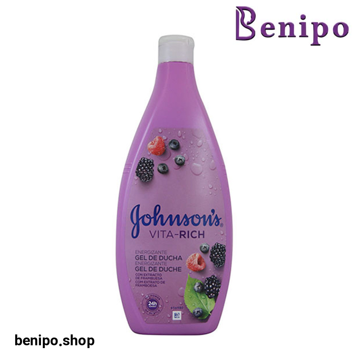 شامپو بدن حاوی عصاره تمشک و بلوبری حجم 750 میلی لیتر