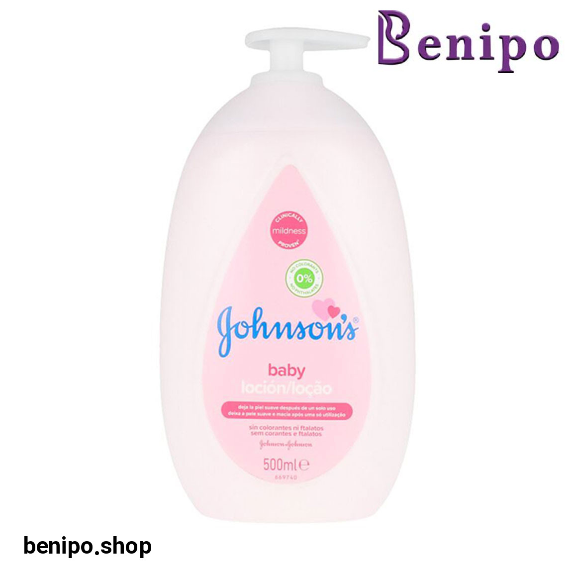 لوسیون پنبه ای مناسب بدن و صورت کودک حجم 500 میلی لیتر
