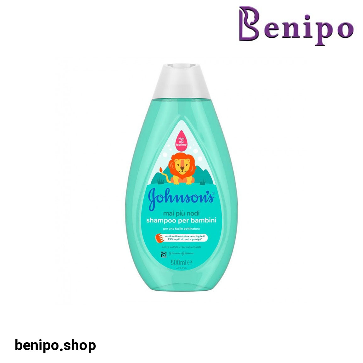 شامپو بچه جانسون مدل Mai Piu Nodi حجم 500 میلی لیتر