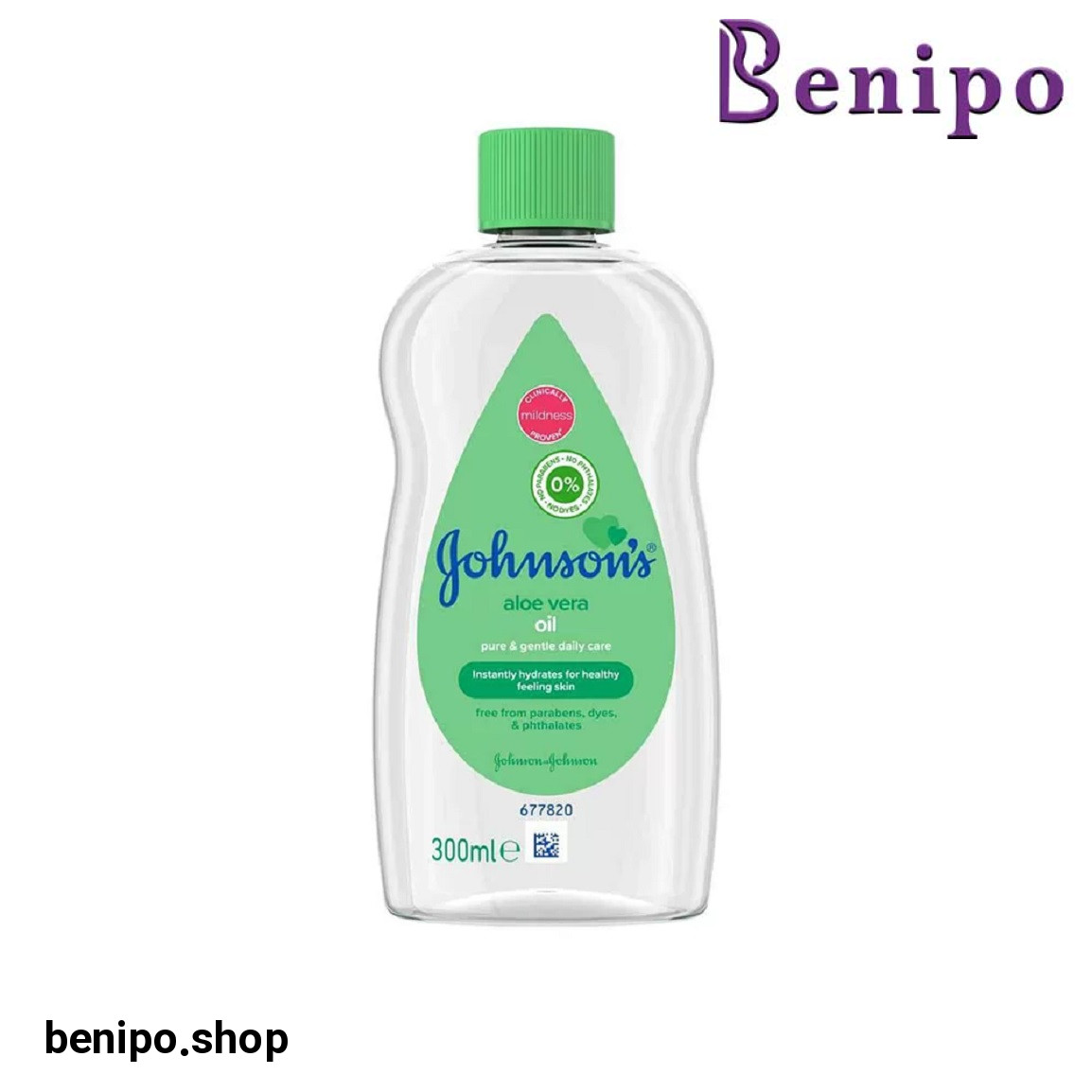 روغن بدن کودک مدل آلوئه ورا حجم 300 میلی لیتر