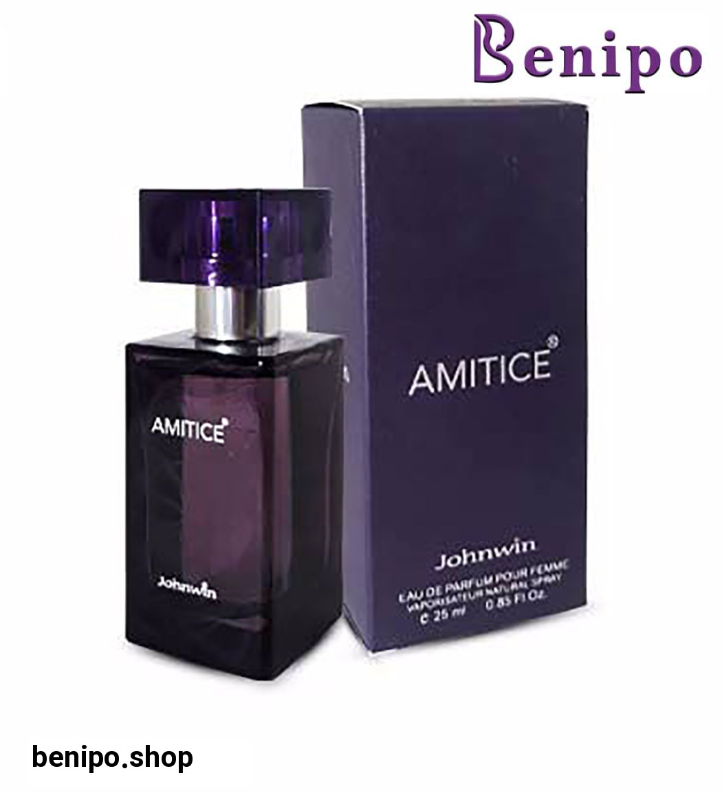 عطر جیبی زنانه مدل amitice حجم 25 میل