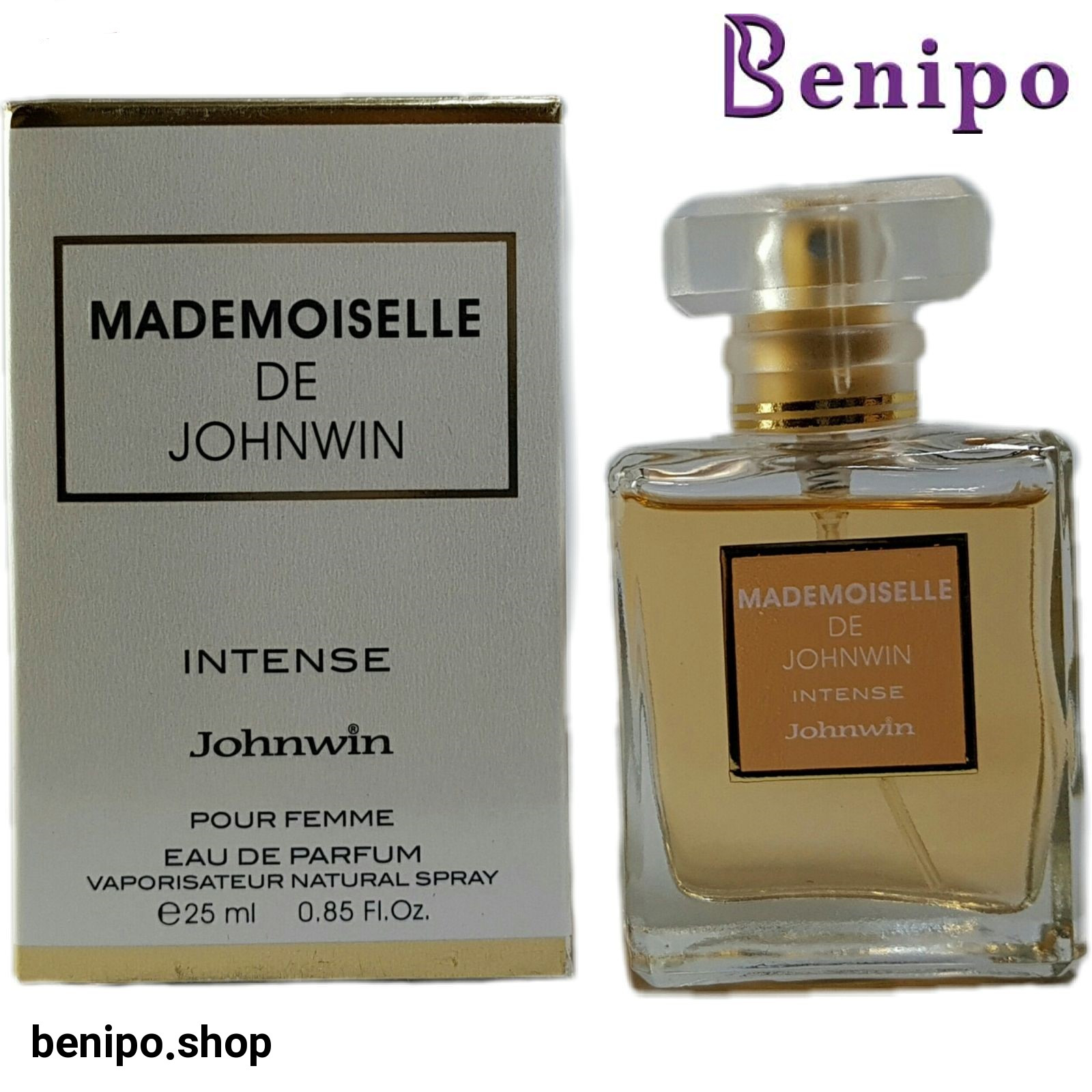 عطر جیبی زنانه مدل مادمازل اینتنس کد 834 حجم 25 میل