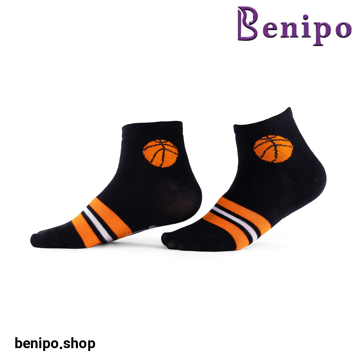 جوراب بچه گانه نیم ساق مدل بسکتبال سایز 31 تا 34