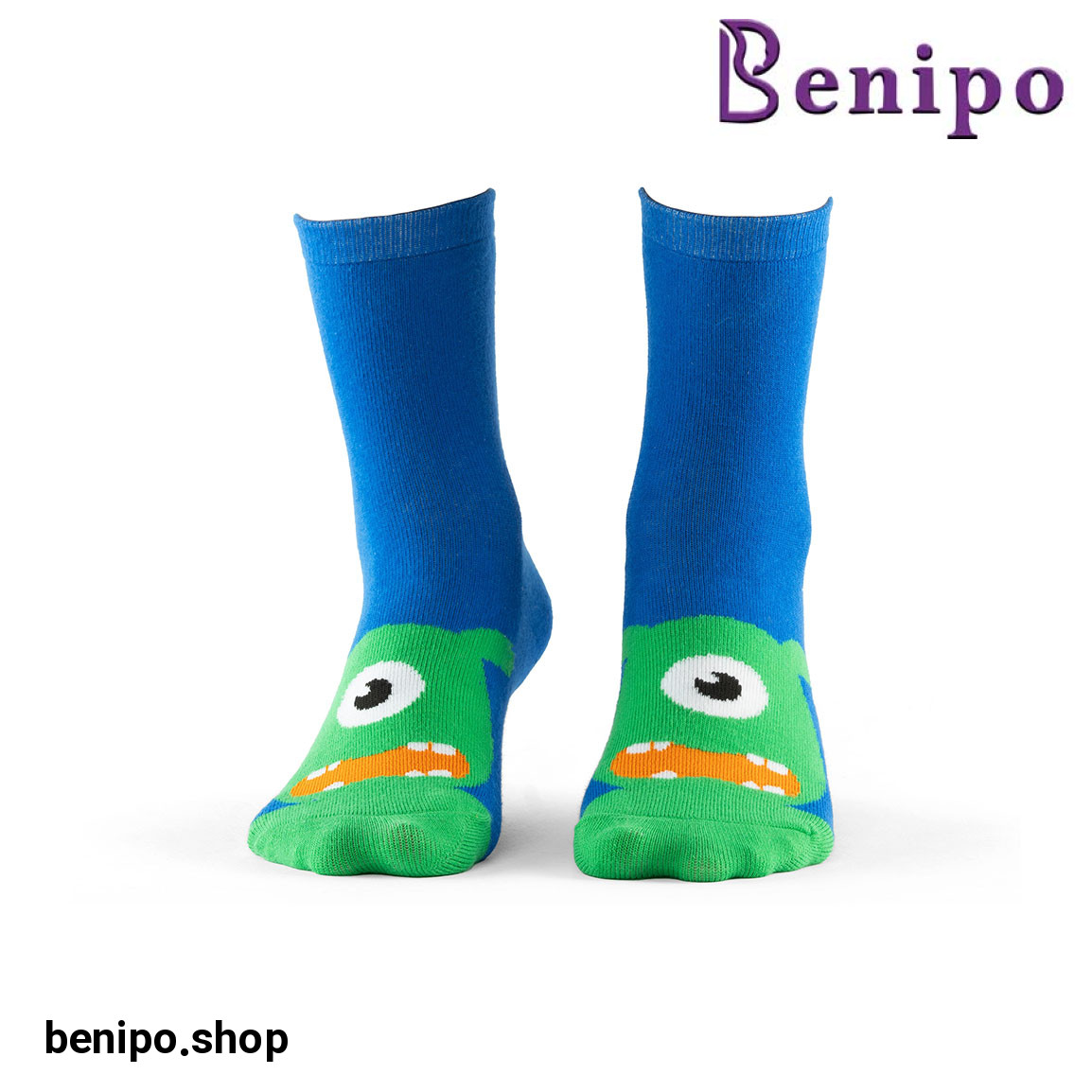 جوراب بچه گانه ساقدار مدل هیولا سایز 23 تا 26