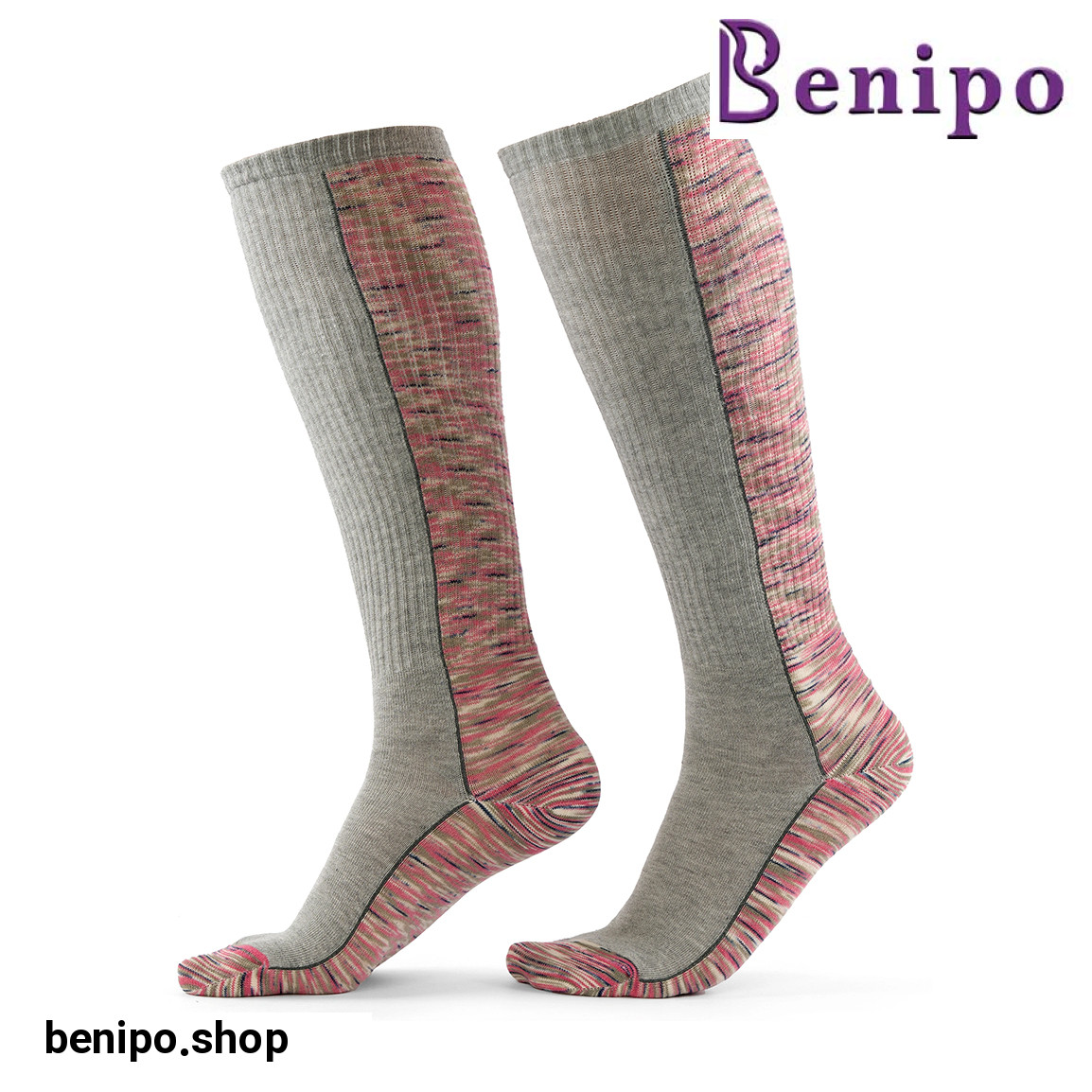 جوراب زیر زانو زنانه مدل طرح دار