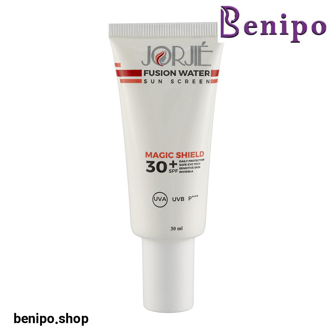 ضد آفتاب فیوژن واتر بی رنگ با SPF30 مناسب انواع پوست و پوست مستعد جوش حجم 30 میلی لیتر