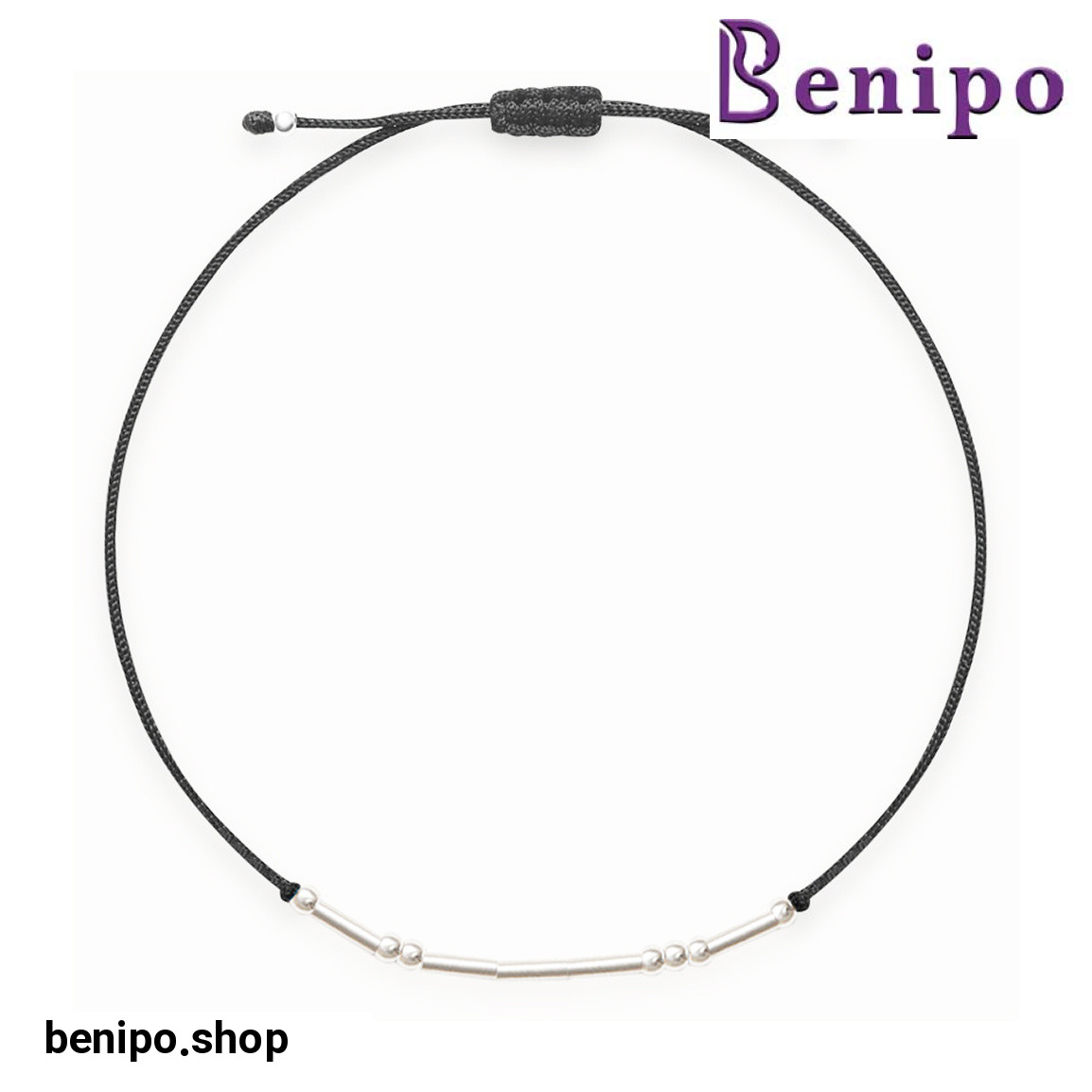 دستبند نقره بندی طرح Love