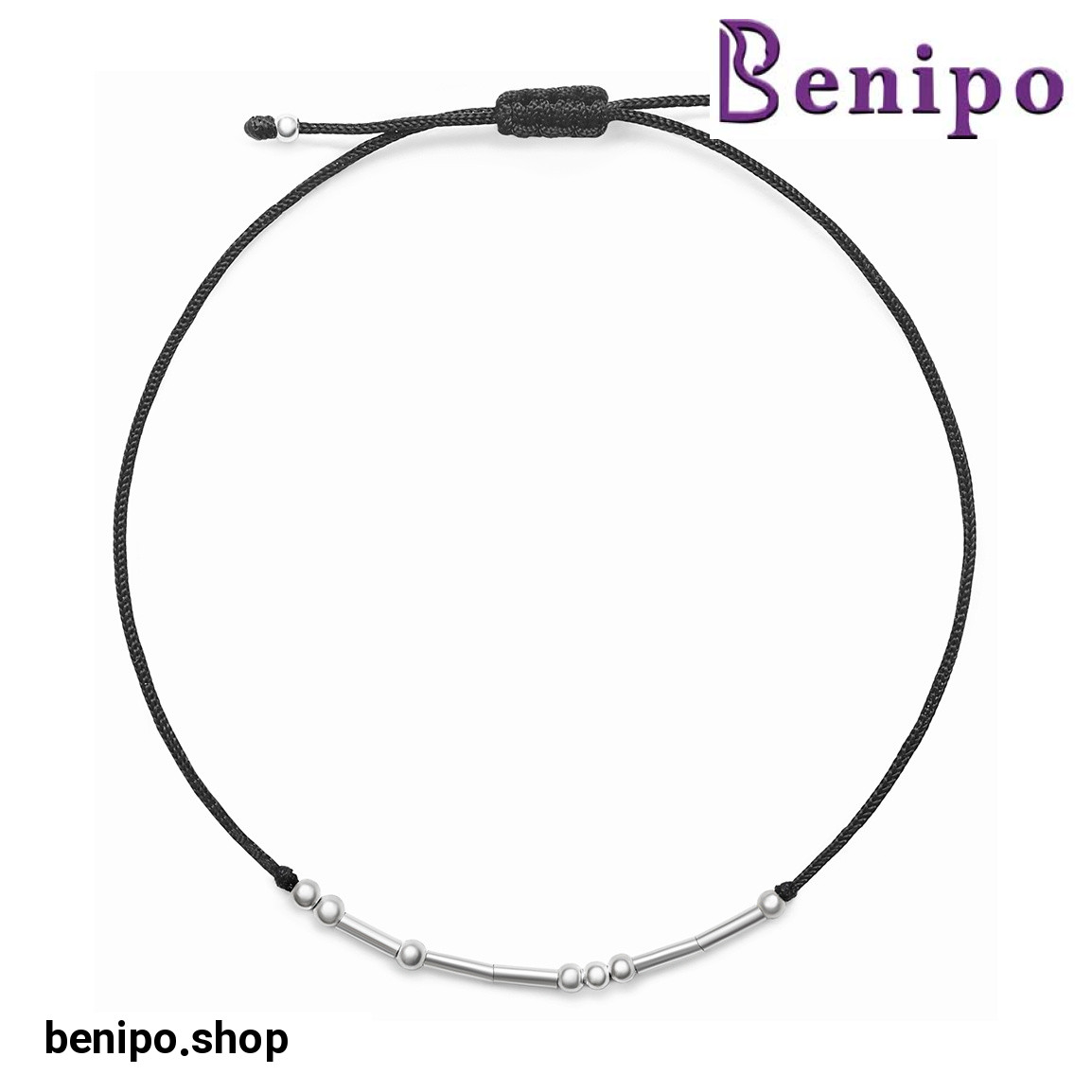 دستبند نقره بندی طرح Peace