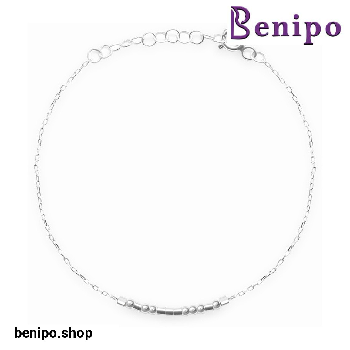 دستنبد نقره طرح Love