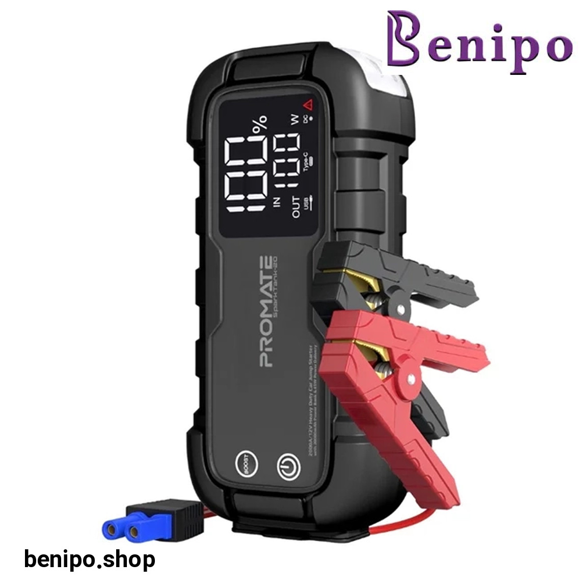 جامپ استارتر و پاوربانک مدل SPARKTANK 20 با ظرفیت 20000 میلی آمپر