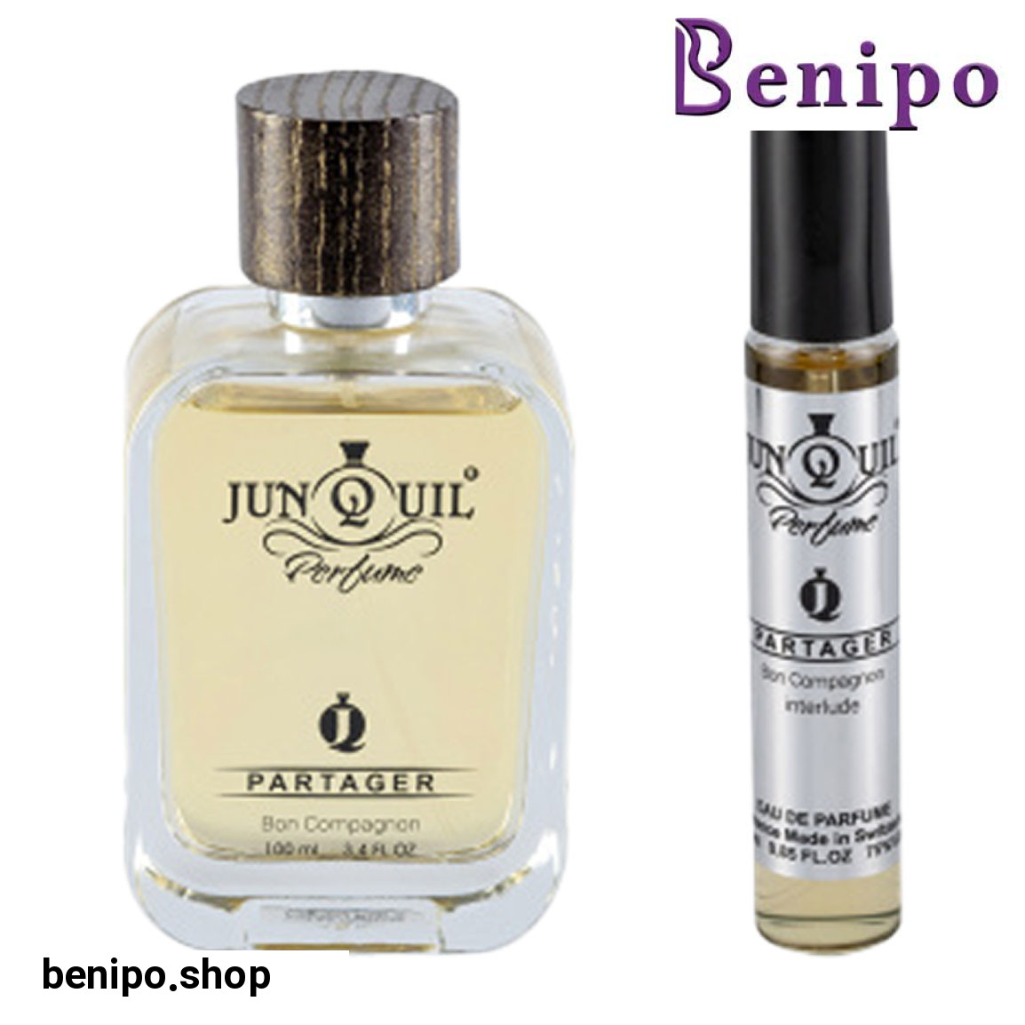 ادوپرفیوم مردانه مدل Partager  حجم 100 میلی لیتر به همراه عطر جیبی رایگان حجم 25 میلی لیتر