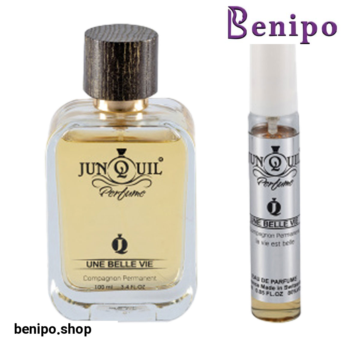 ادوپرفیوم زنانه مدل Une Belle Vie حجم 100 میلی لیتر به همراه عطر جیبی رایگان حجم 25 میلی لیتر