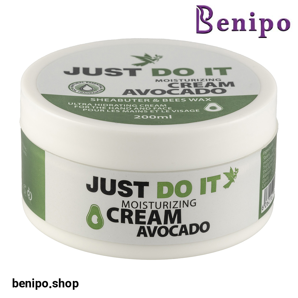 کرم کاسه ای آواکادو حجم 200 میلی لیتر