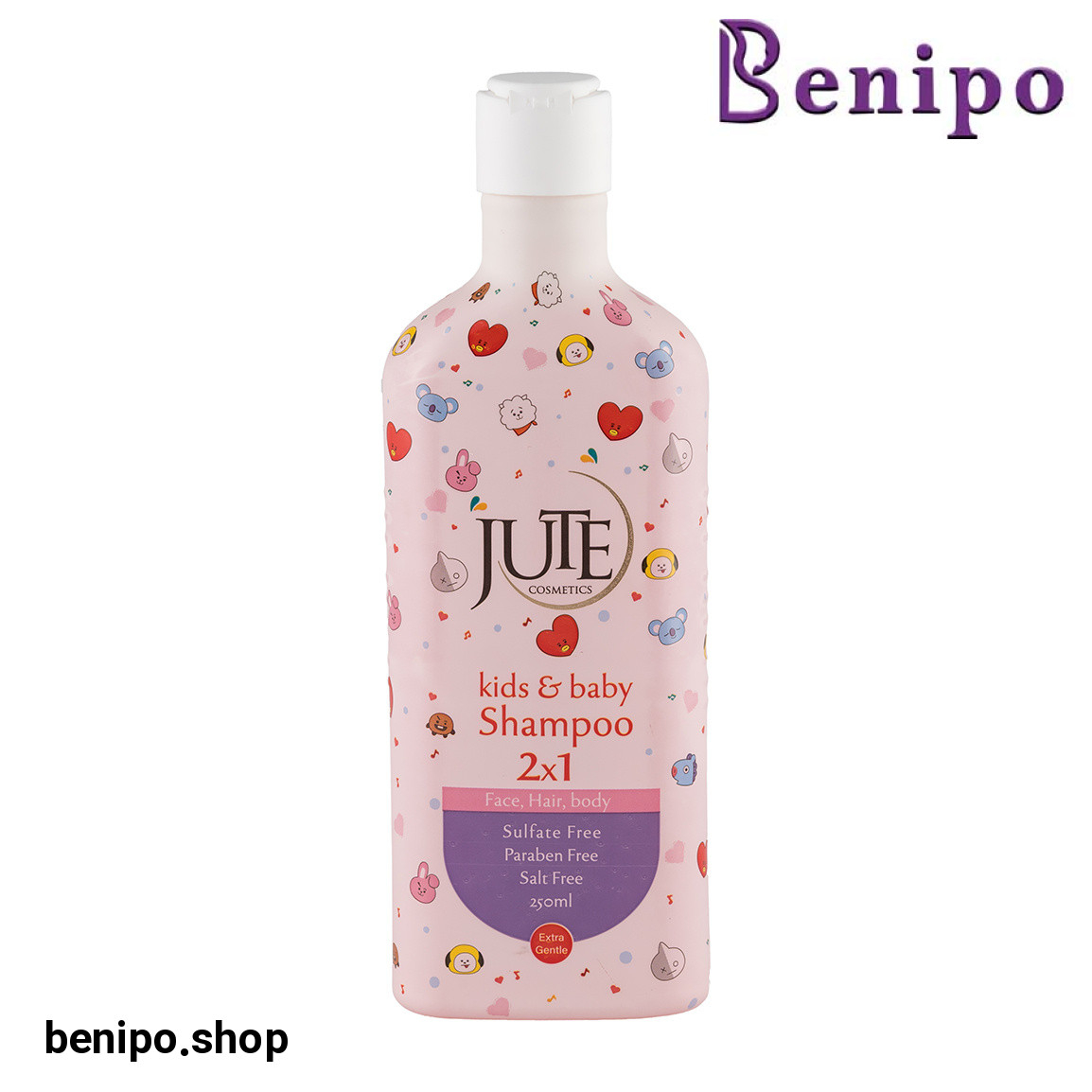 شامپو سر و بدن فاقد سولفات کودک حجم 250 میلی لیتر