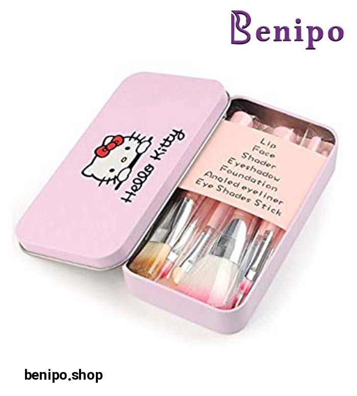 ست براش هفت عددی طرح هلو کیتی