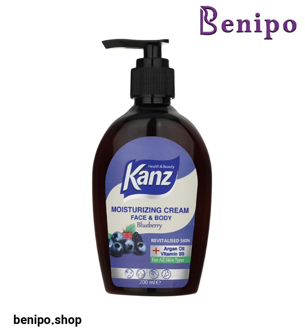 کرم دست و صورت بلوبری حجم 200 میلی لیتر