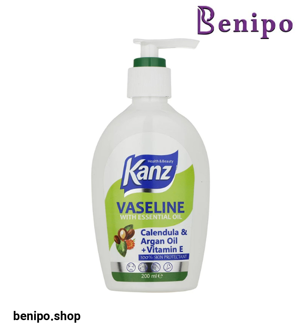 وازلین پمپی ویتامینه سبز حجم 200 میل