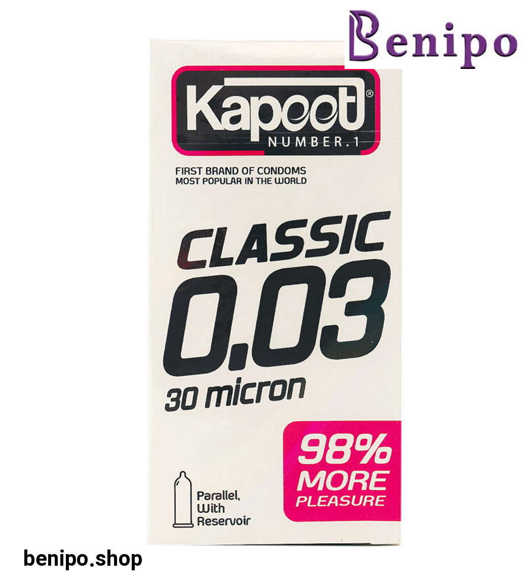 کاندوم مدل 30 میکرون بسته 12 عددی