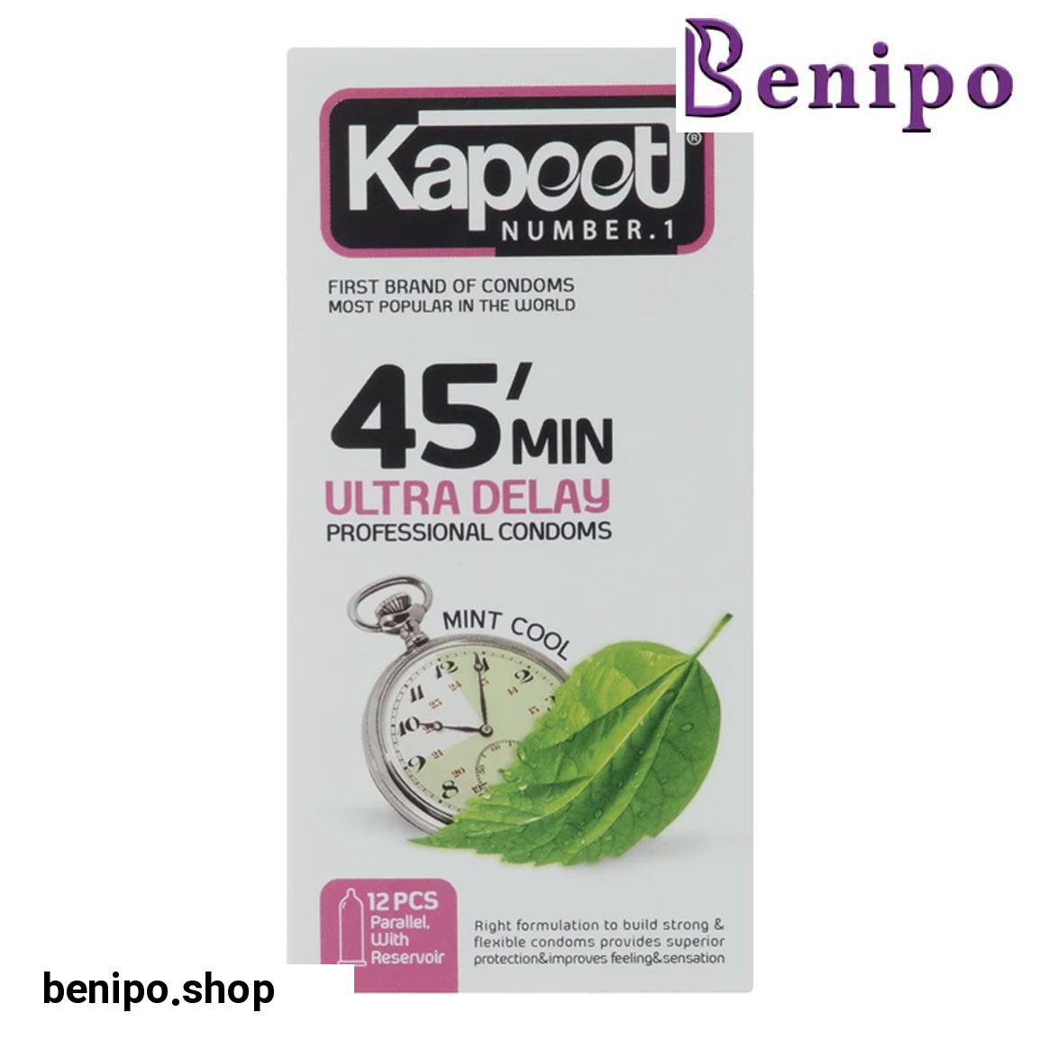 کاندوم مدل 45 Minutes بسته 12 عددی