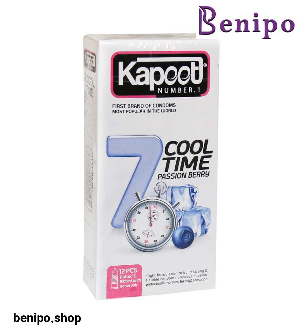کاندوم مدل 7Cool Time بسته 12 عددی