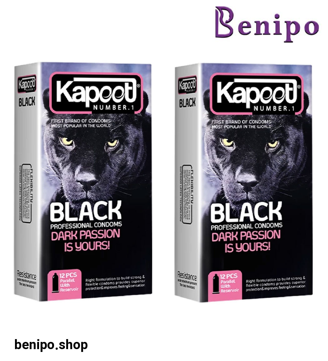 پک کاندوم 2 عددی Black ultra safe