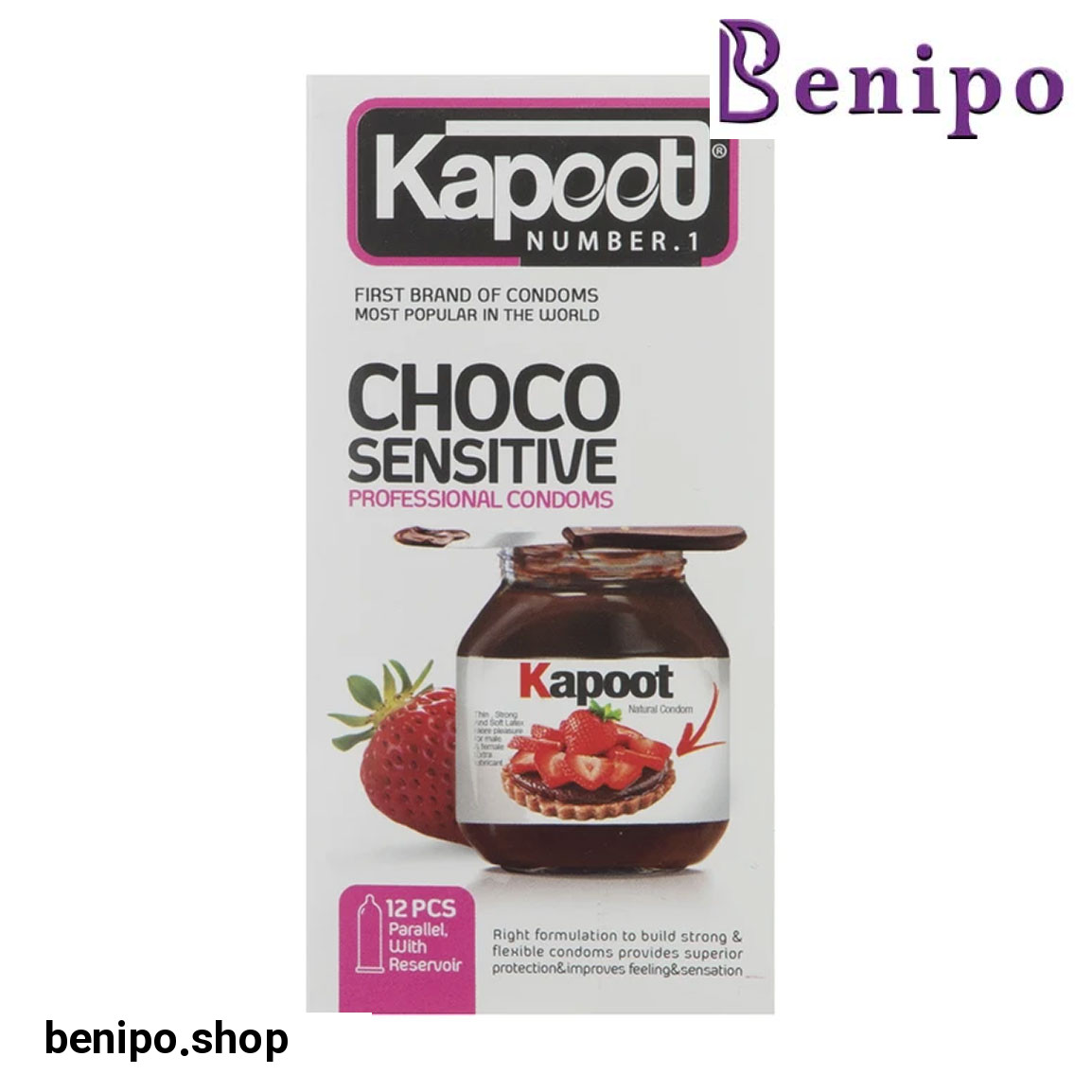 کاندوم تاخیری مدل Sensitive بسته 12 عددی