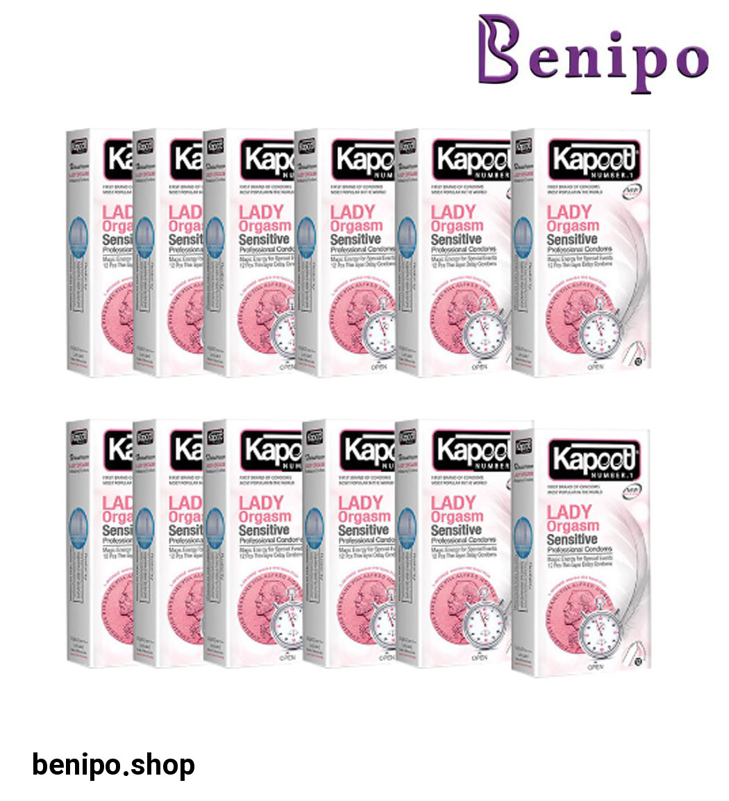 پک 12 عددی کاندوم مدل Lady Orgasm
