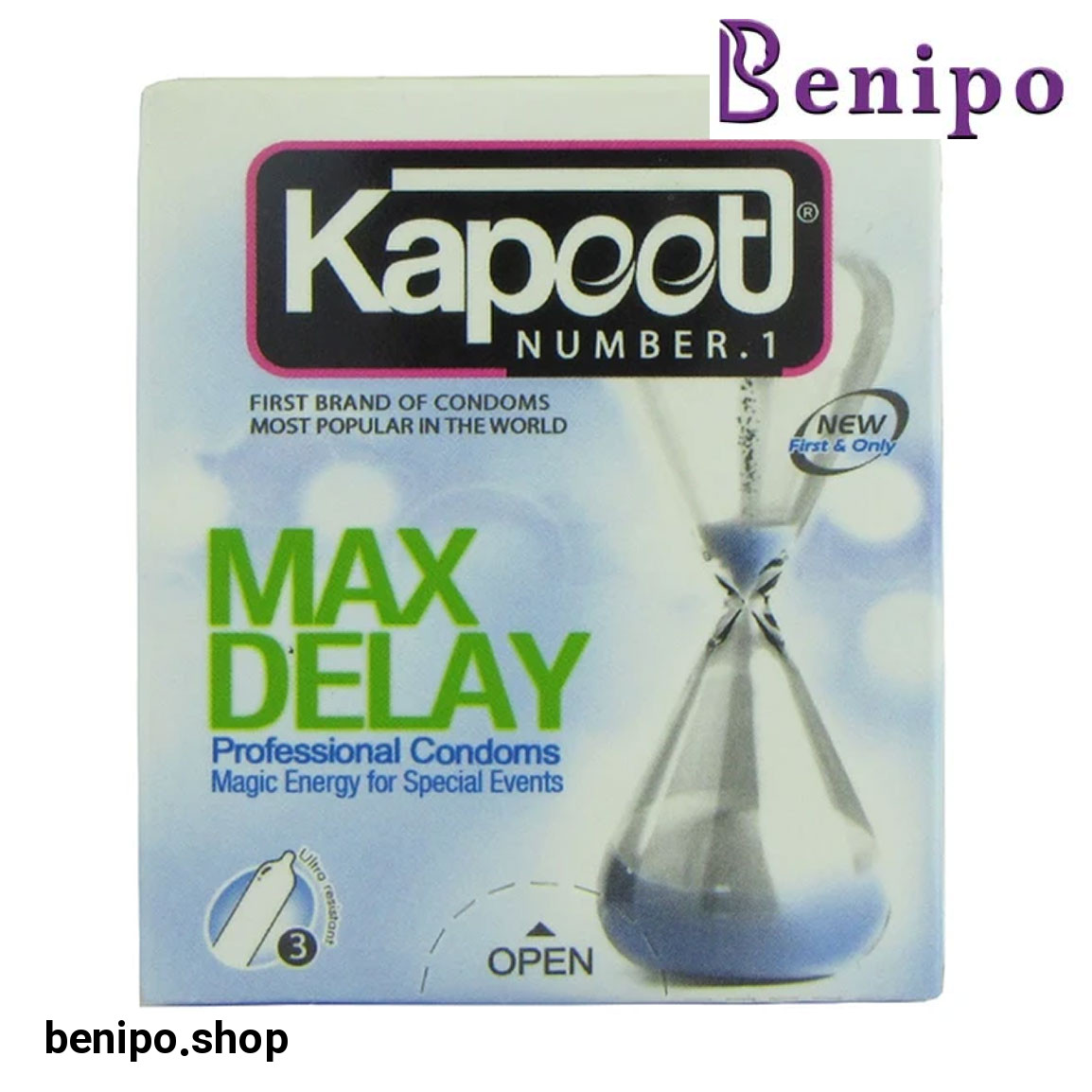 کاندوم مدل Max Delay بسته 3 عددی